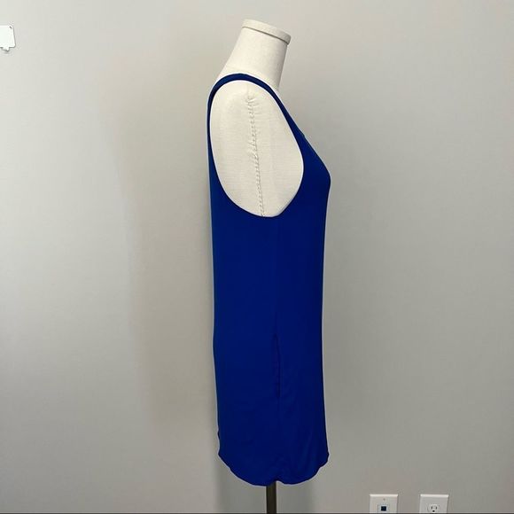 Aritzia Wilfred Free Sleeveless Sheath Mini Dress  Blue - Picture 6 of 15